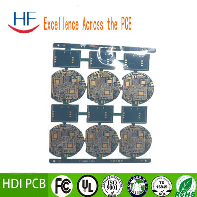 8 Lớp HDI PCB sản xuất bảng mạch màu xanh lá cây cho bộ khuếch đại